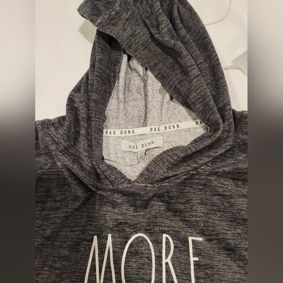 RAE DUNN Sweat Shirt Hoodie for Women| Gray Color| M Size| NWT - Picture 4 of 5